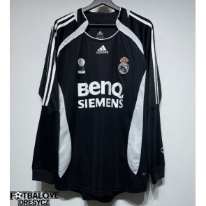 Real Madrid 2006-2007 Retro Venkovní Dres Dlouhý Rukáv Real Madrid 2006-2007 Retro Venkovní Dres Dlouhý Rukáv